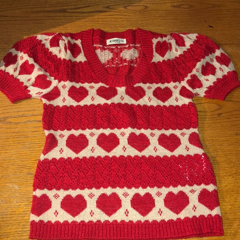 Woman’s knitted wool blouse